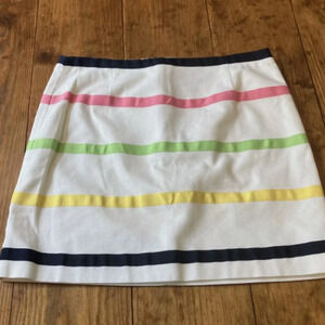 Vineyard Vines Grosgrain Ribbon Skirt White Size 10